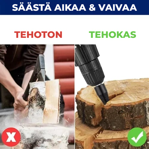 LogCracker Halonhalkaisijan  | luotettava polttopuun valmistelutyökalu