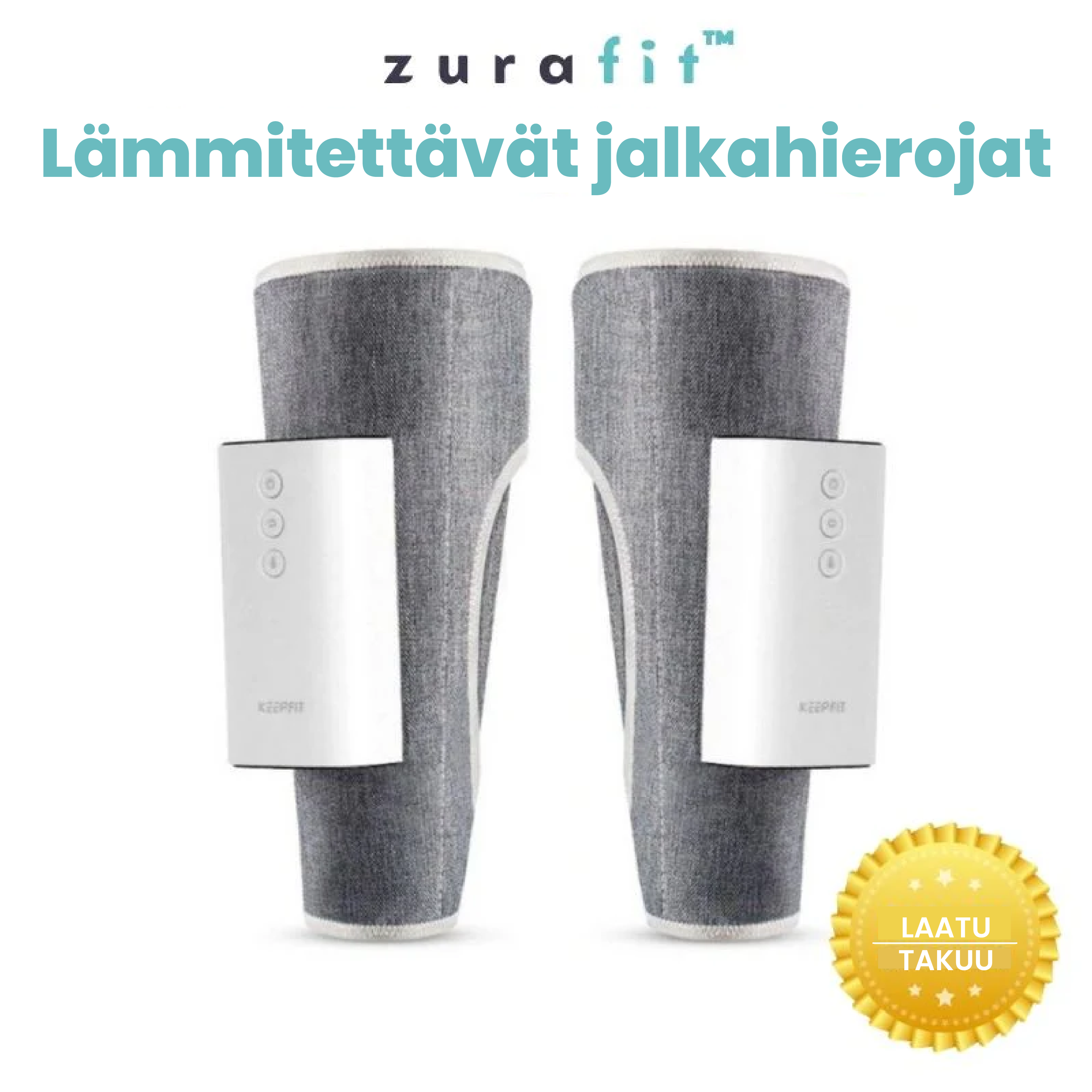 #Zurafit™ Lämmitetty Jalkahierontalaite (1 x pari)