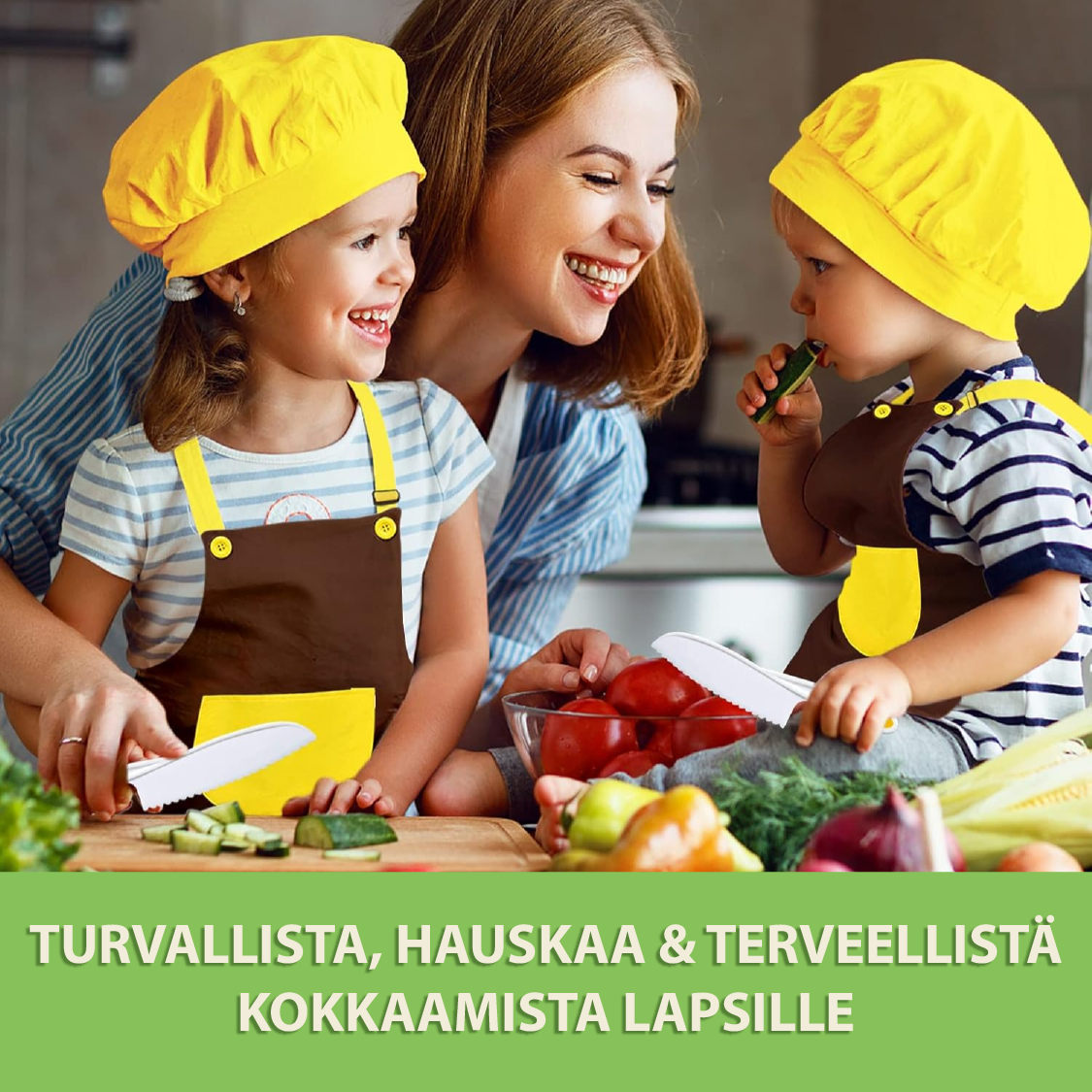 SafeSlicing | Turvalliset keittiötyövälineet lapsille