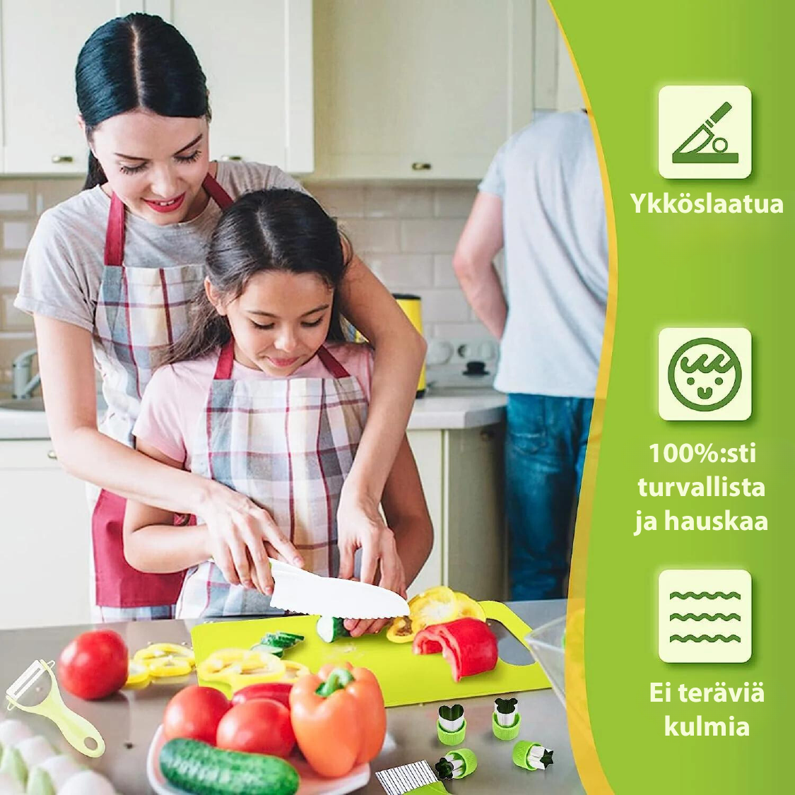 SafeSlicing | Turvalliset keittiötyövälineet lapsille