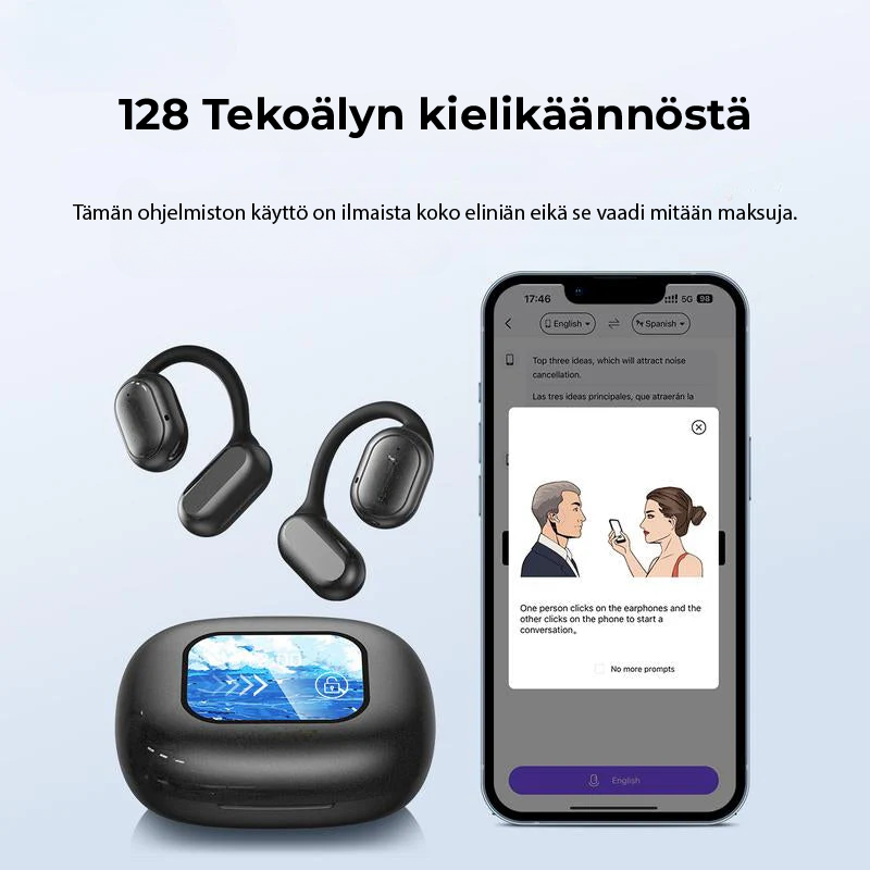 AI kääntäjä korvakuulokkeet