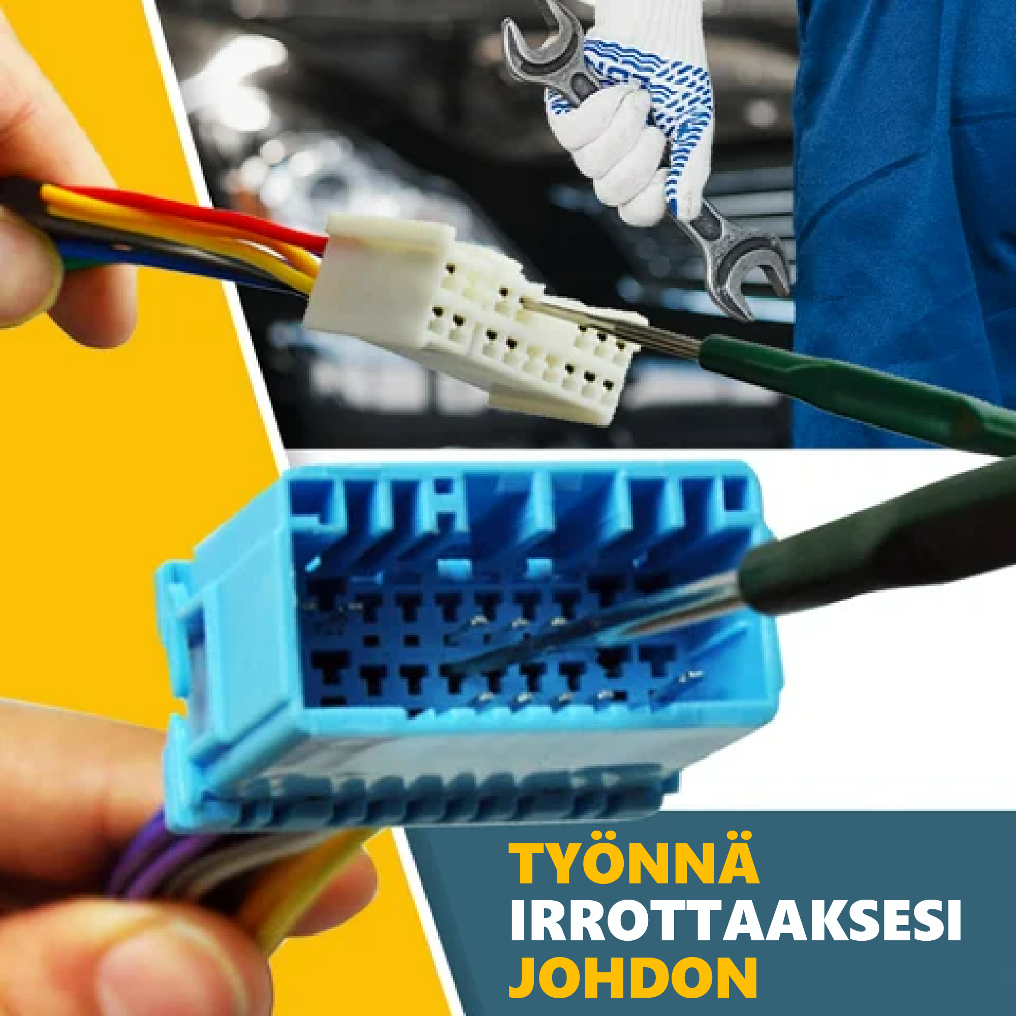 Liittimien Irrotussarja – Helppo ja Turvallinen Johdon Poisto