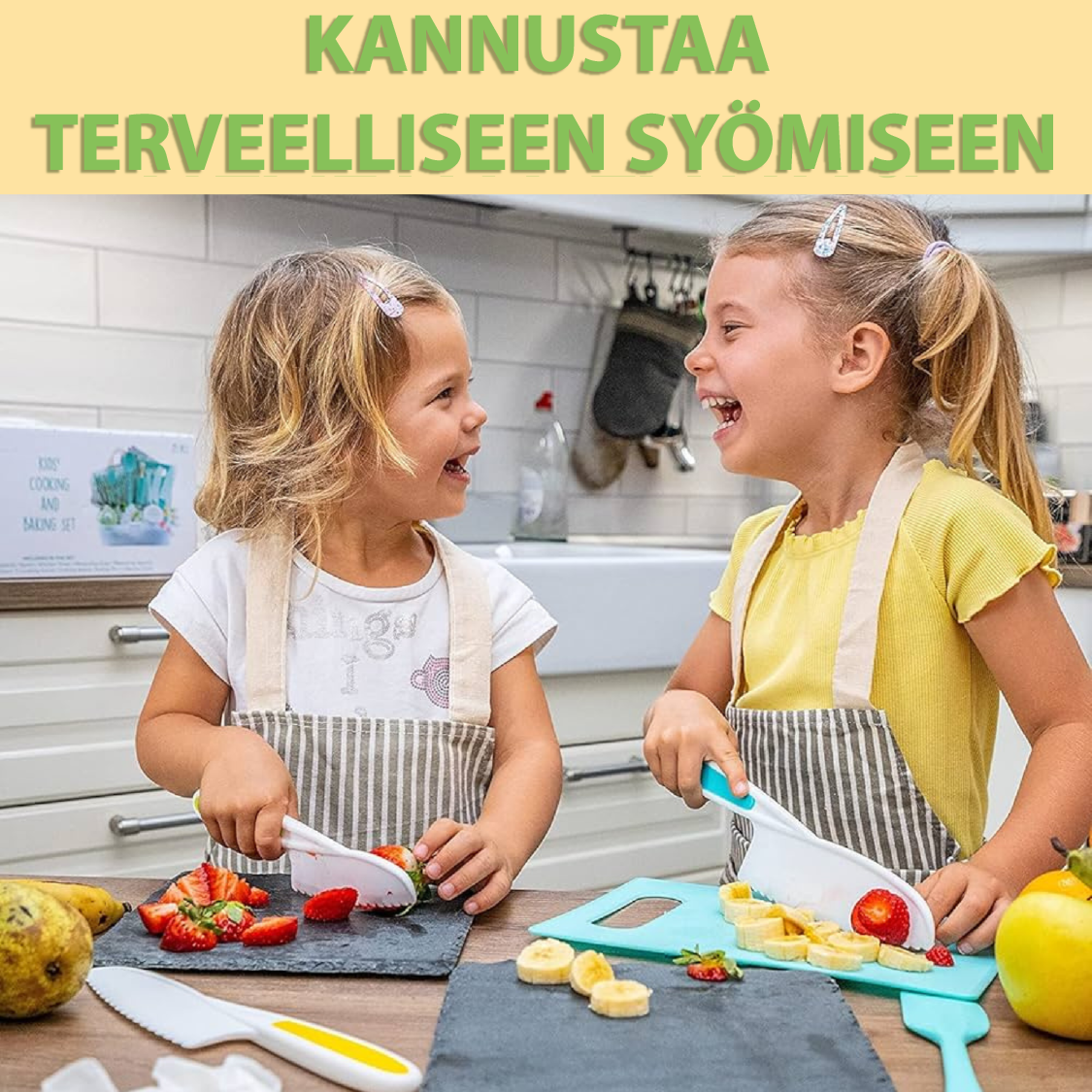 SafeSlicing | Turvalliset keittiötyövälineet lapsille