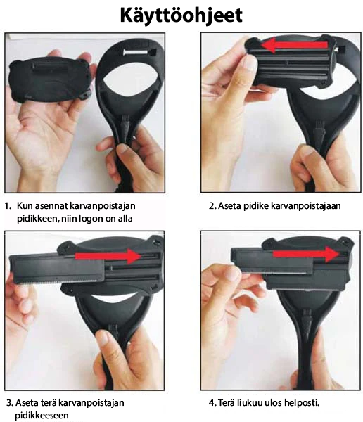 Miesten Selän- ja Vartalokarvanpoistajalla