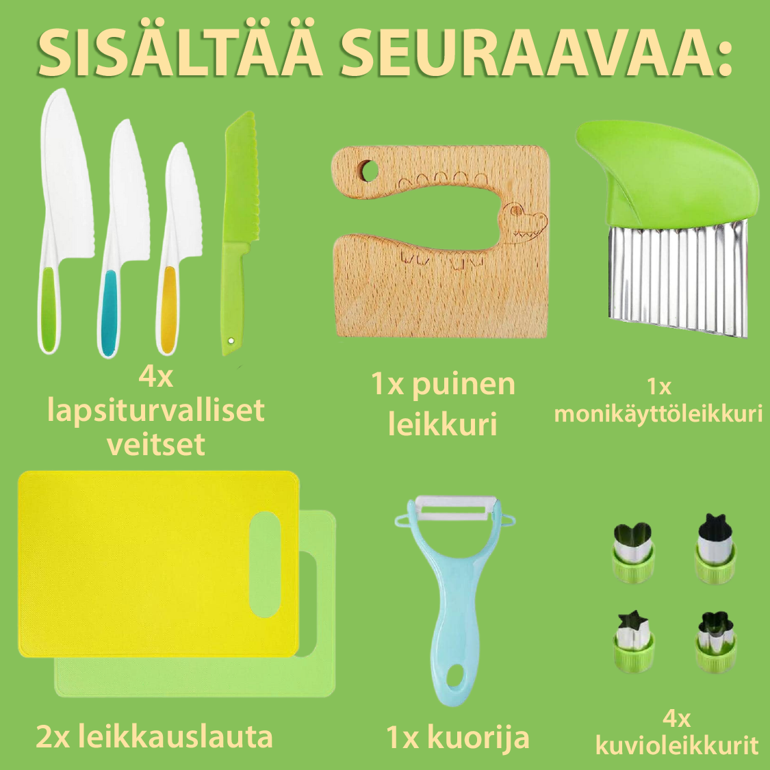 SafeSlicing | Turvalliset keittiötyövälineet lapsille