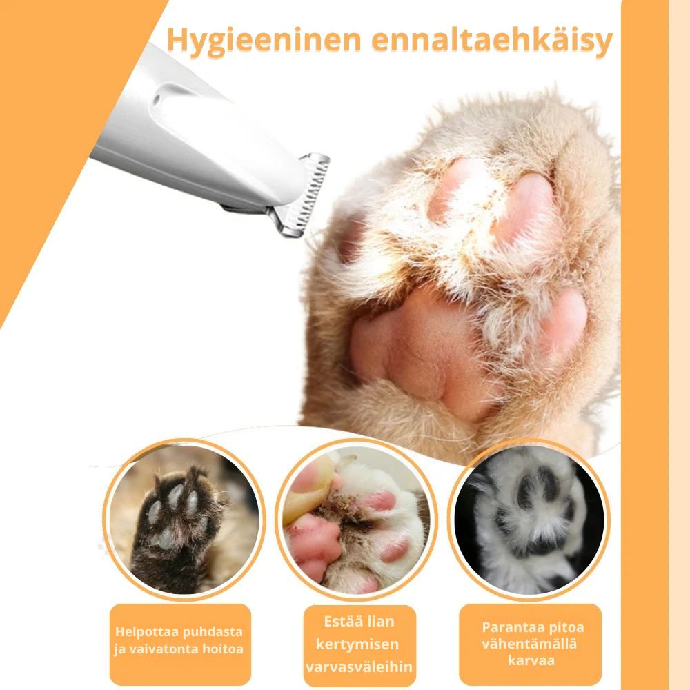 FurWhisper™ | Hiljainen Trimmeri Kissan Turkinhoitoon