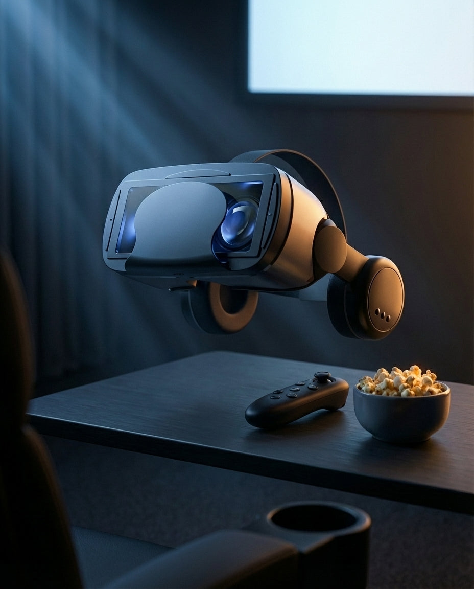 VR-headset integroidulla kuulokkeella | ImmersaView Pro