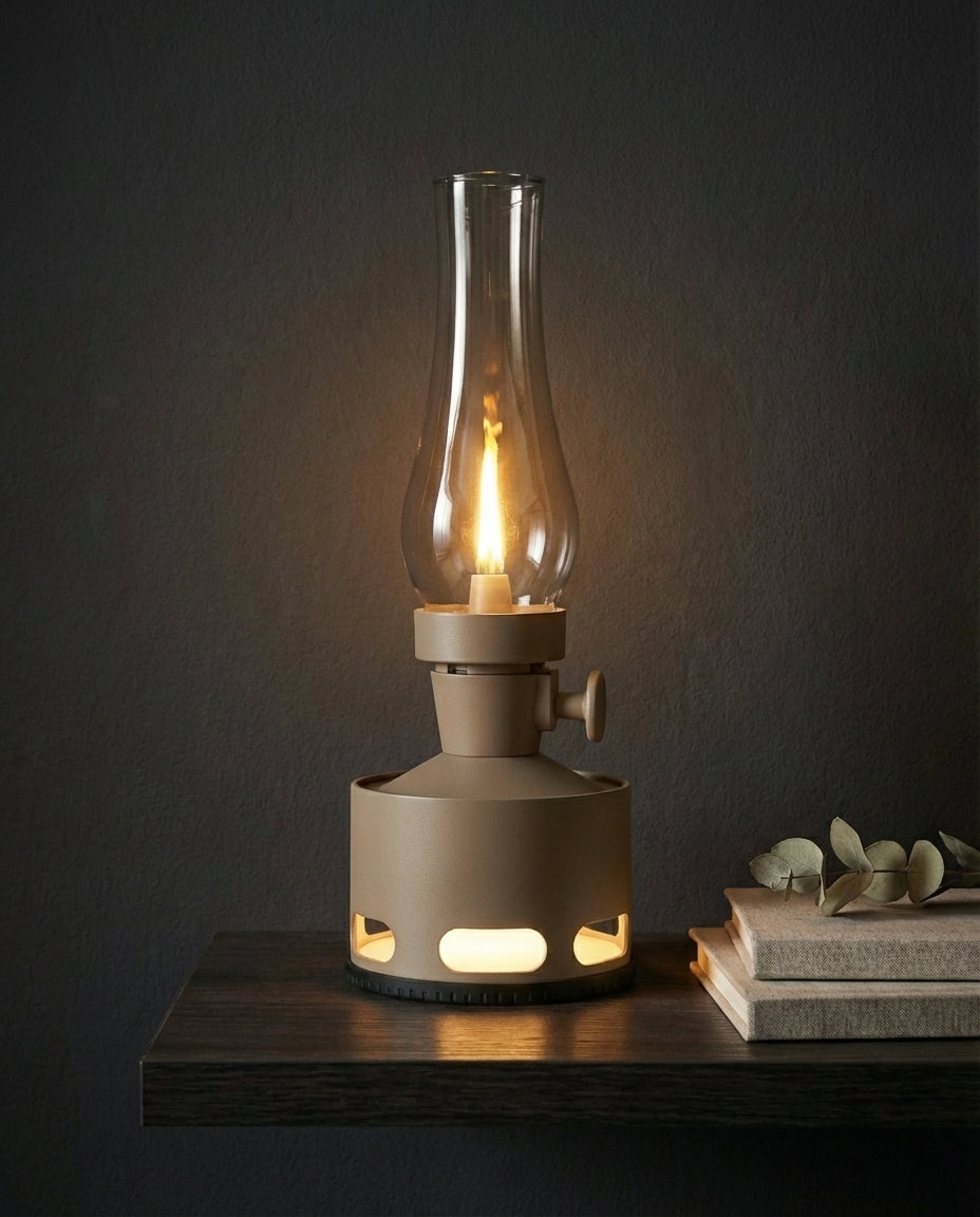 Ladattava Vintage LED-lyhty – WickGlow | USB-C
