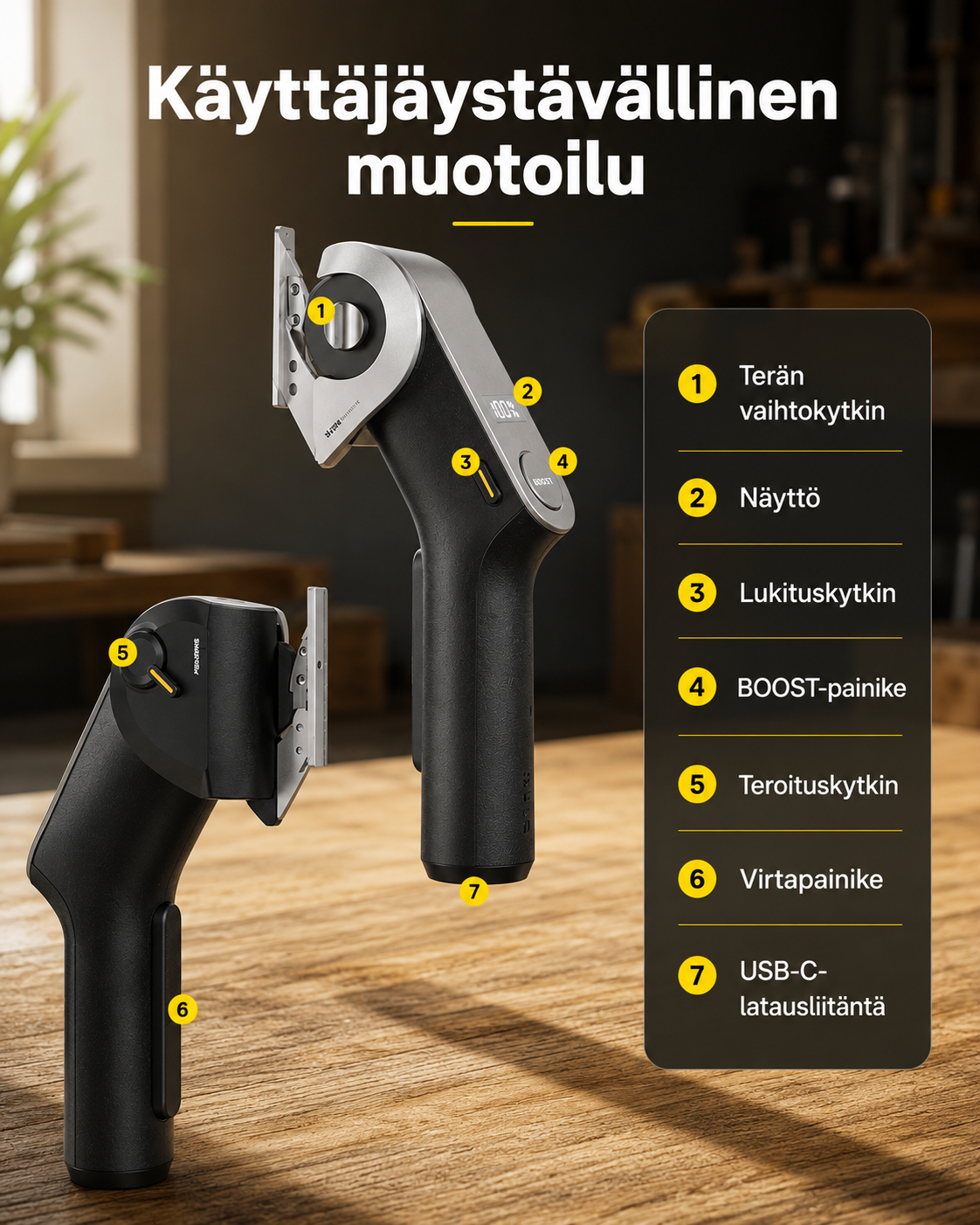 CircCut Pro langaton sähköleikkuri
