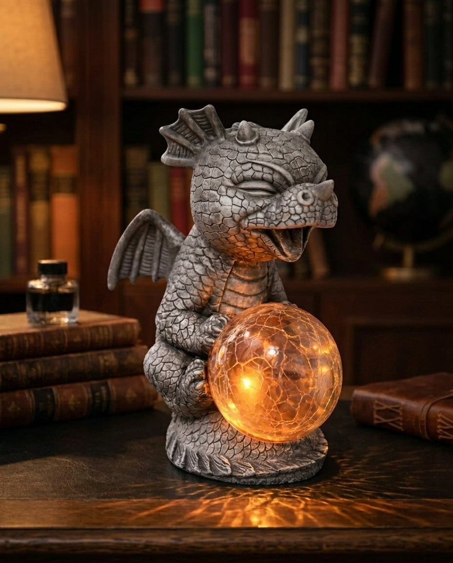 Dragon Orb LED-pöytävalaisin – Lämmin valo kotiin