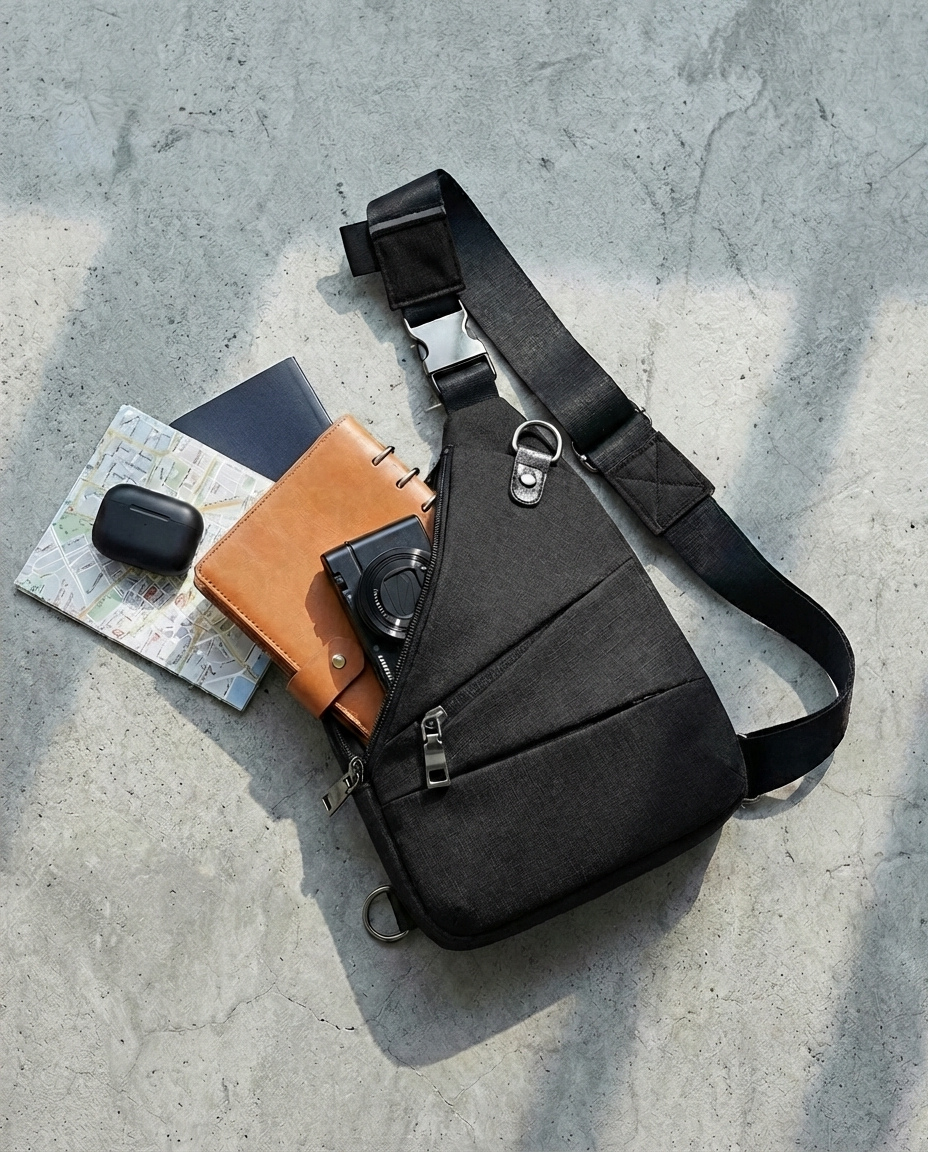 Yhden hihnan varkaudenesto-laukku | SlimShield