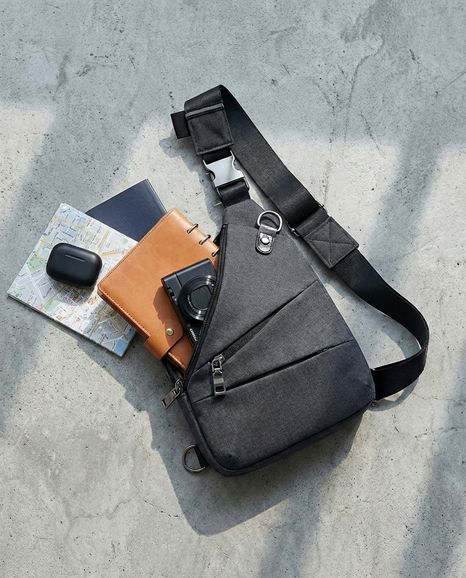 Yhden hihnan varkaudenesto-laukku | SlimShield