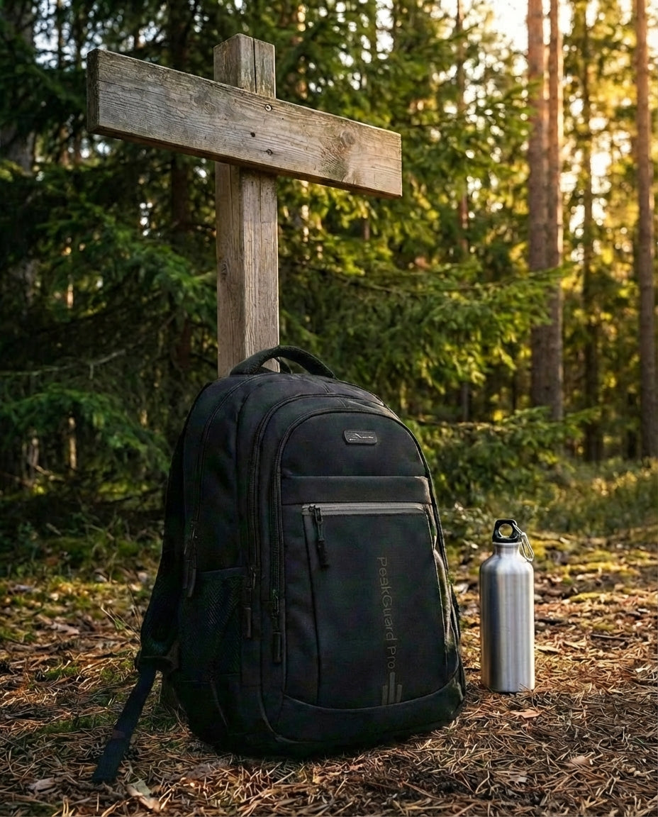 Vedenpitävä Oxford-reppu miehille – PeakGuard Pro