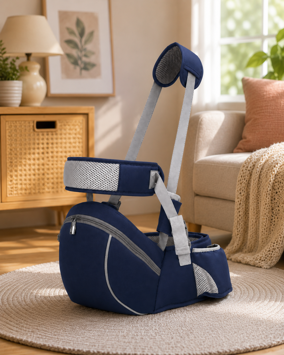 CloseNest – ergonominen lonkkaistuinkantoreppu