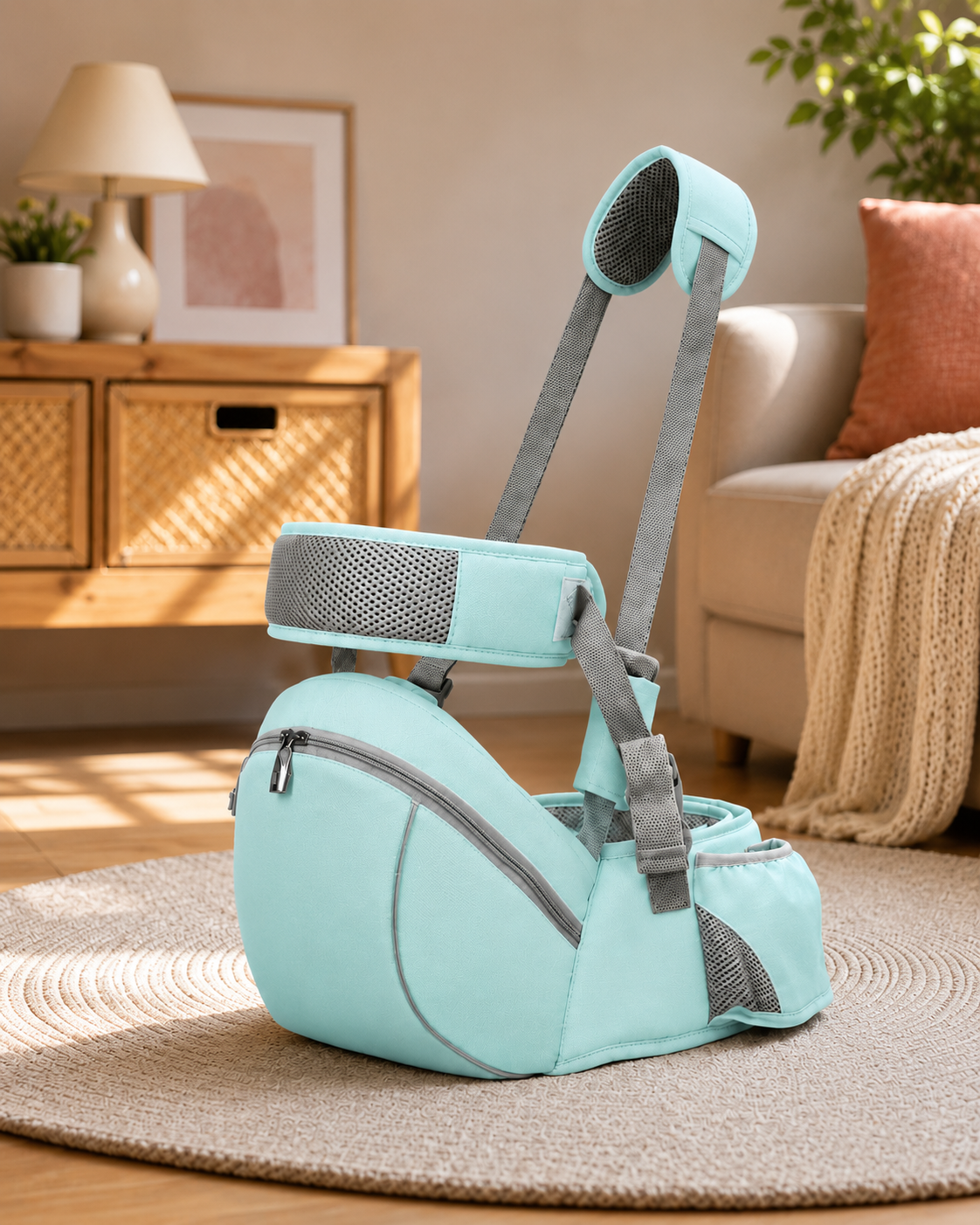 CloseNest – ergonominen lonkkaistuinkantoreppu