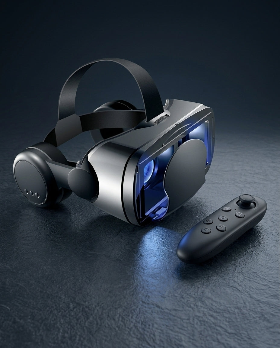 VR-kuulokkeet integroiduilla kuulokkeilla | ImmersaView Pro