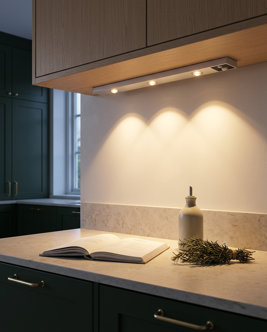 Liiketunnistin LED-valolista – Langaton Kaappivalaisin