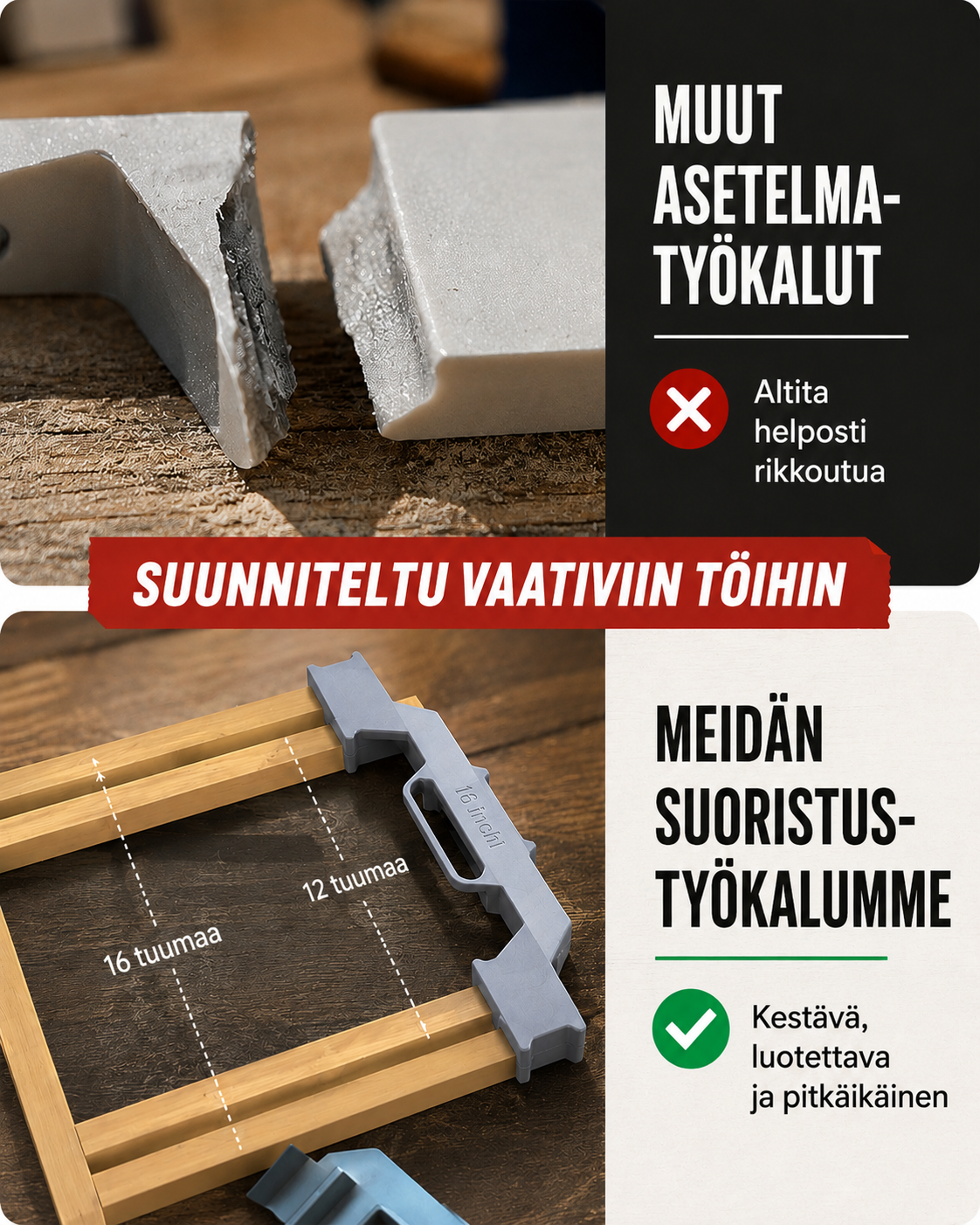 ProFrame Runkotolppien Asennusjigi