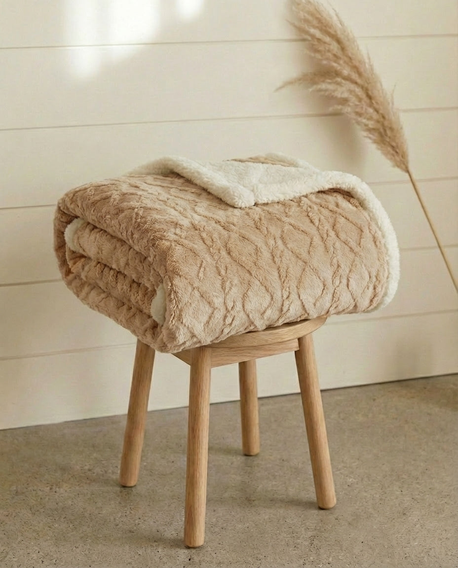 Talvinen fleece-peitto – Ylellinen pehmopeitto | 5 kokoa