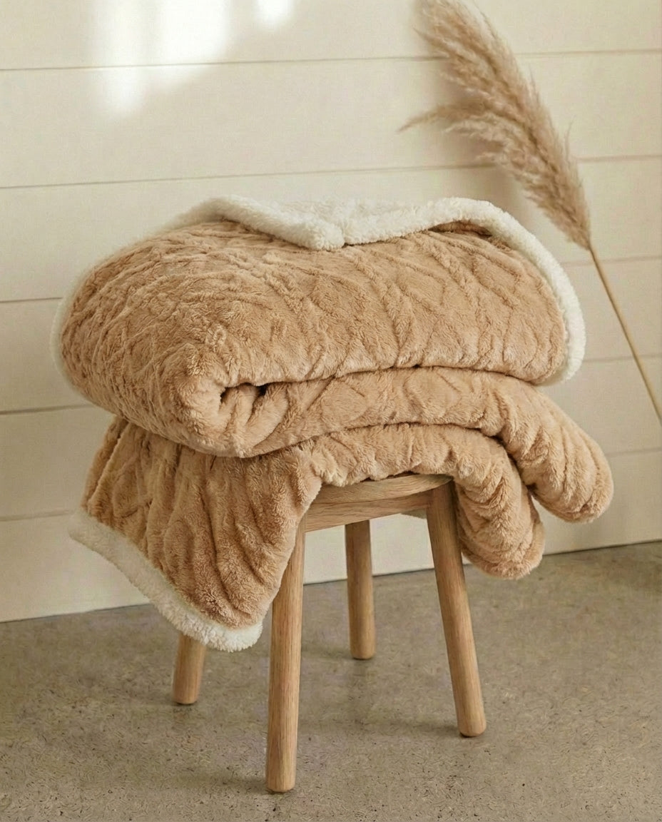 Talvinen fleece-peitto – Ylellinen pehmopeitto | 5 kokoa