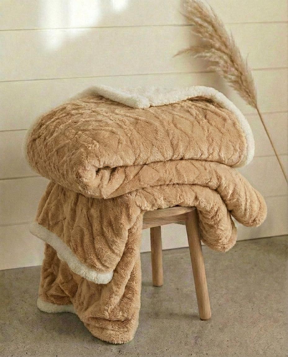 Talvinen fleece-peitto – Ylellinen pehmopeitto | 5 kokoa