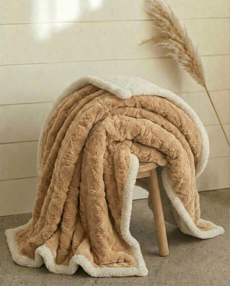 Talvinen fleece-peitto – Ylellinen pehmopeitto | 5 kokoa