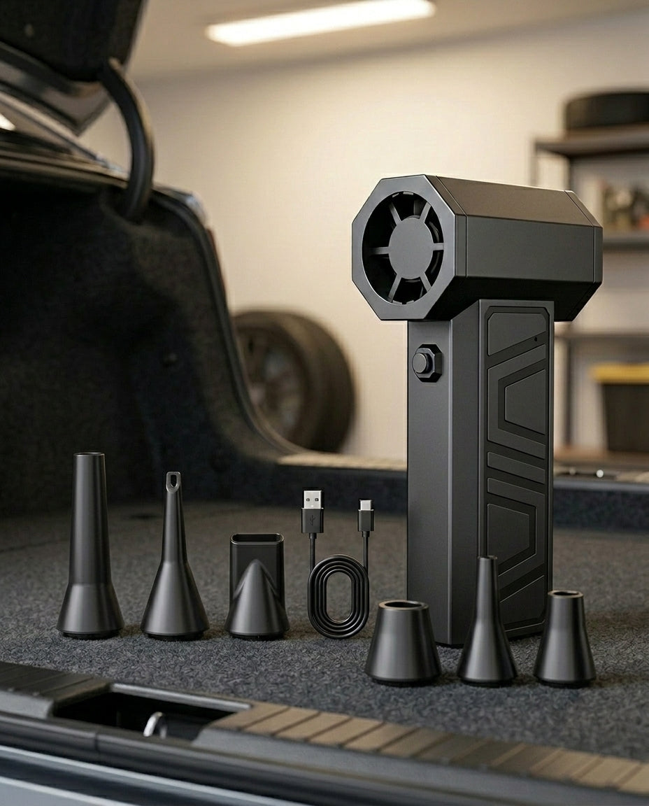 Mini-ilmapuhallin & imuri | 130 000 RPM suihkutuuletin