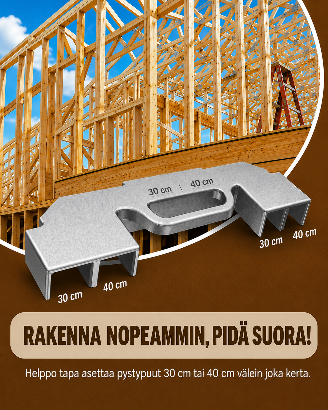 ProFrame Runkotolppien Asennusjigi