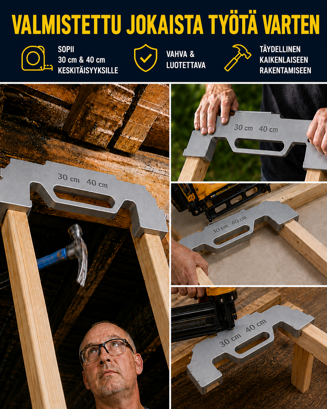 ProFrame Runkotolppien Asennusjigi