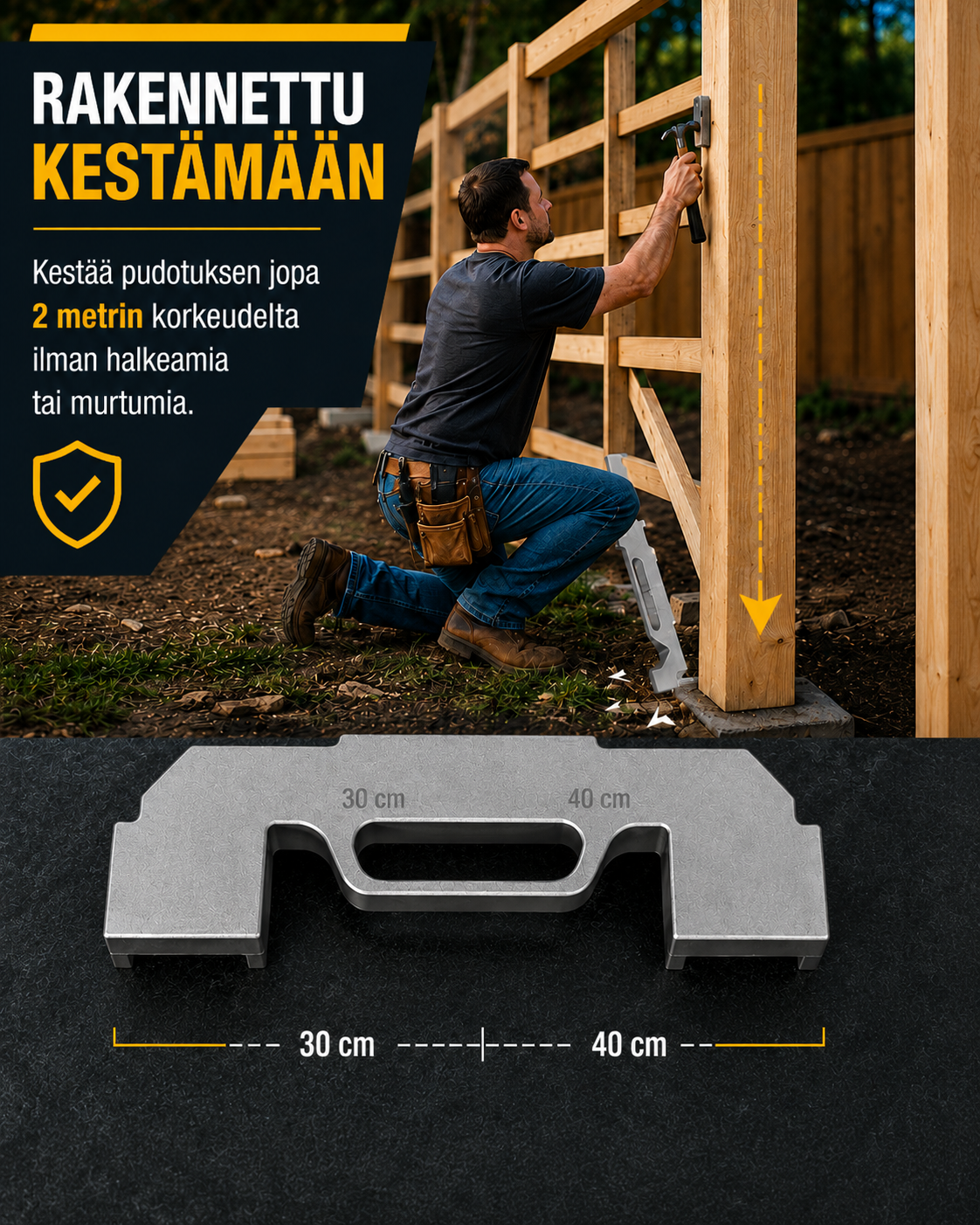 ProFrame Runkotolppien Asennusjigi
