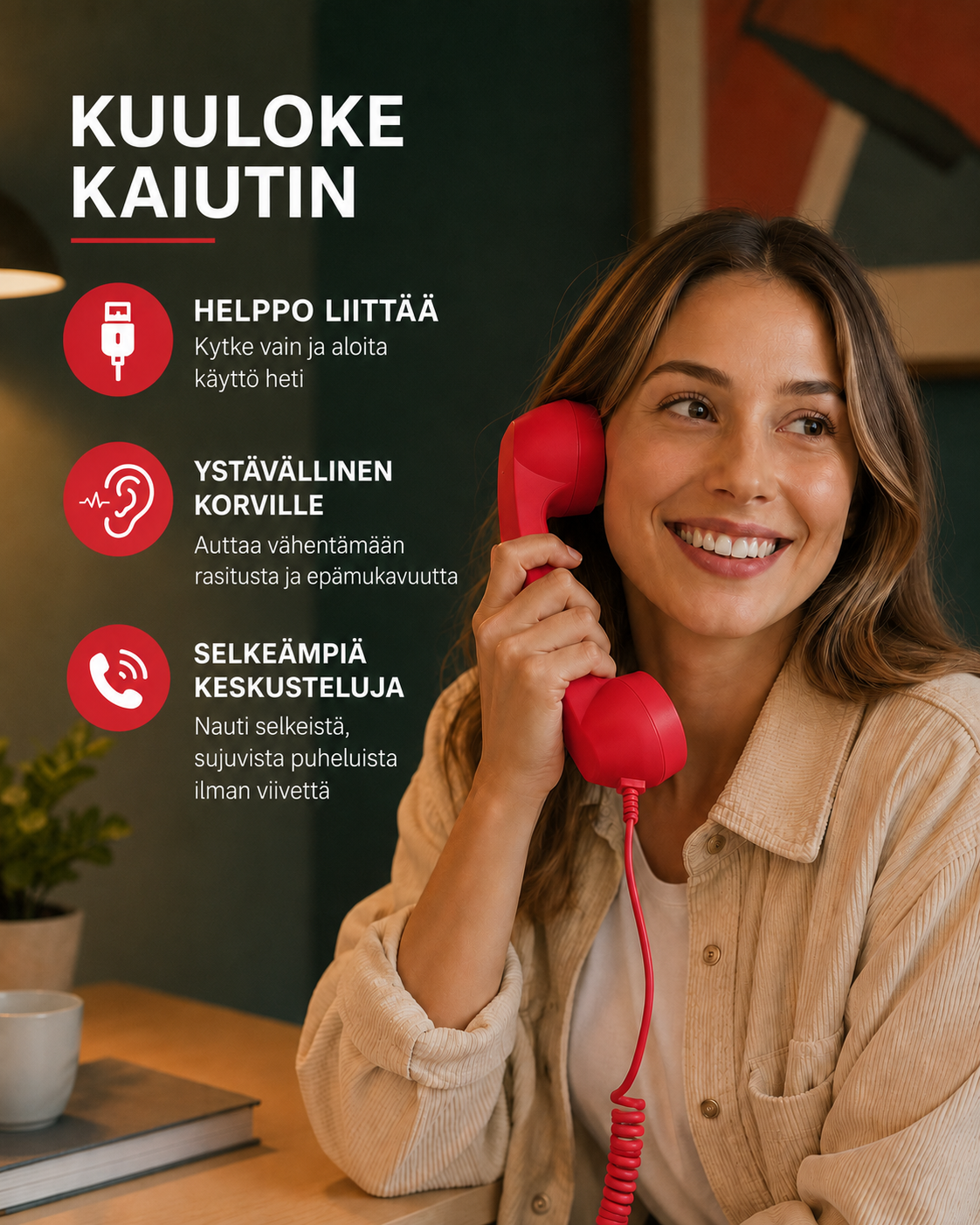 EchoLine Retro-kuuloke