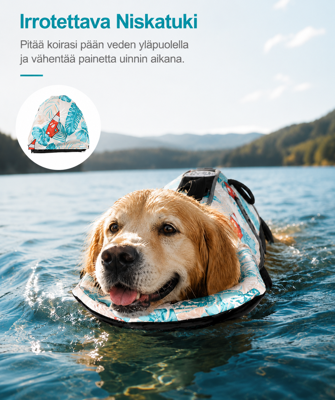 TidePaw-koiran pelastusliivi