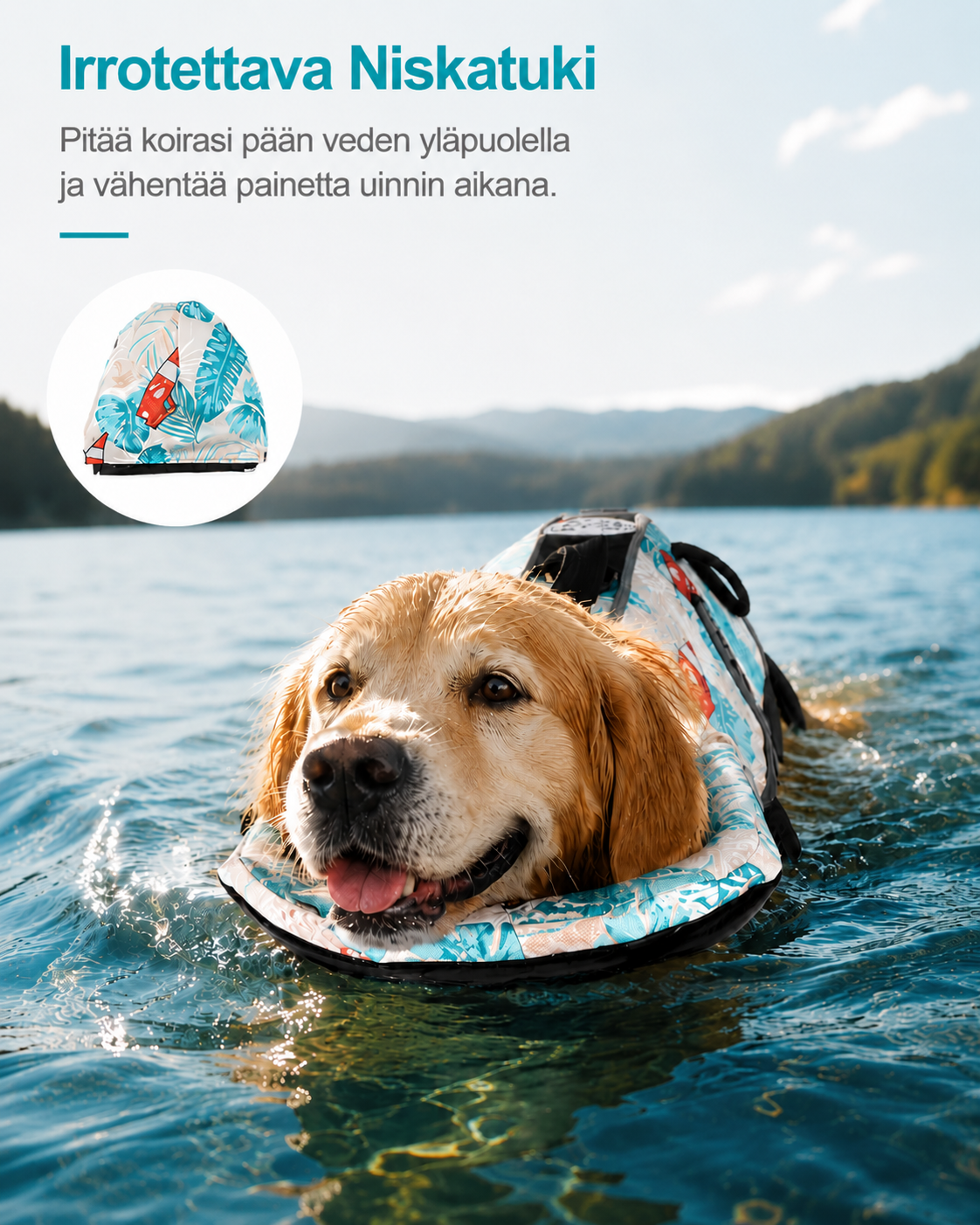 TidePaw-koiran pelastusliivi