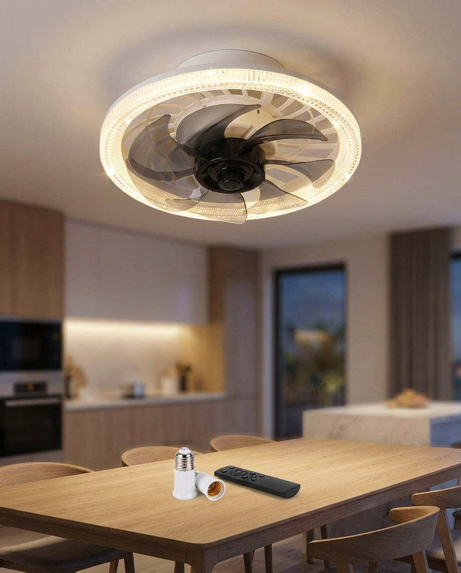 SilentBreeze AirGlow | 2-in-1 kattopuhallin ja valaisin