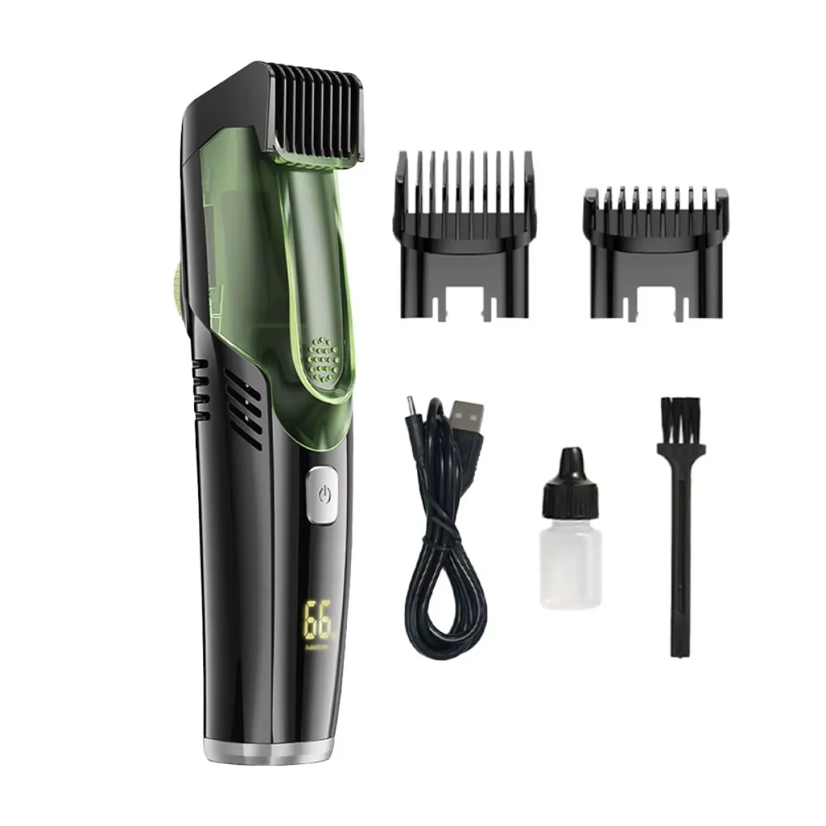 VacuumRazor™ – Johdoton parranajokone imutoiminnolla ja säädettävillä pituuksilla
