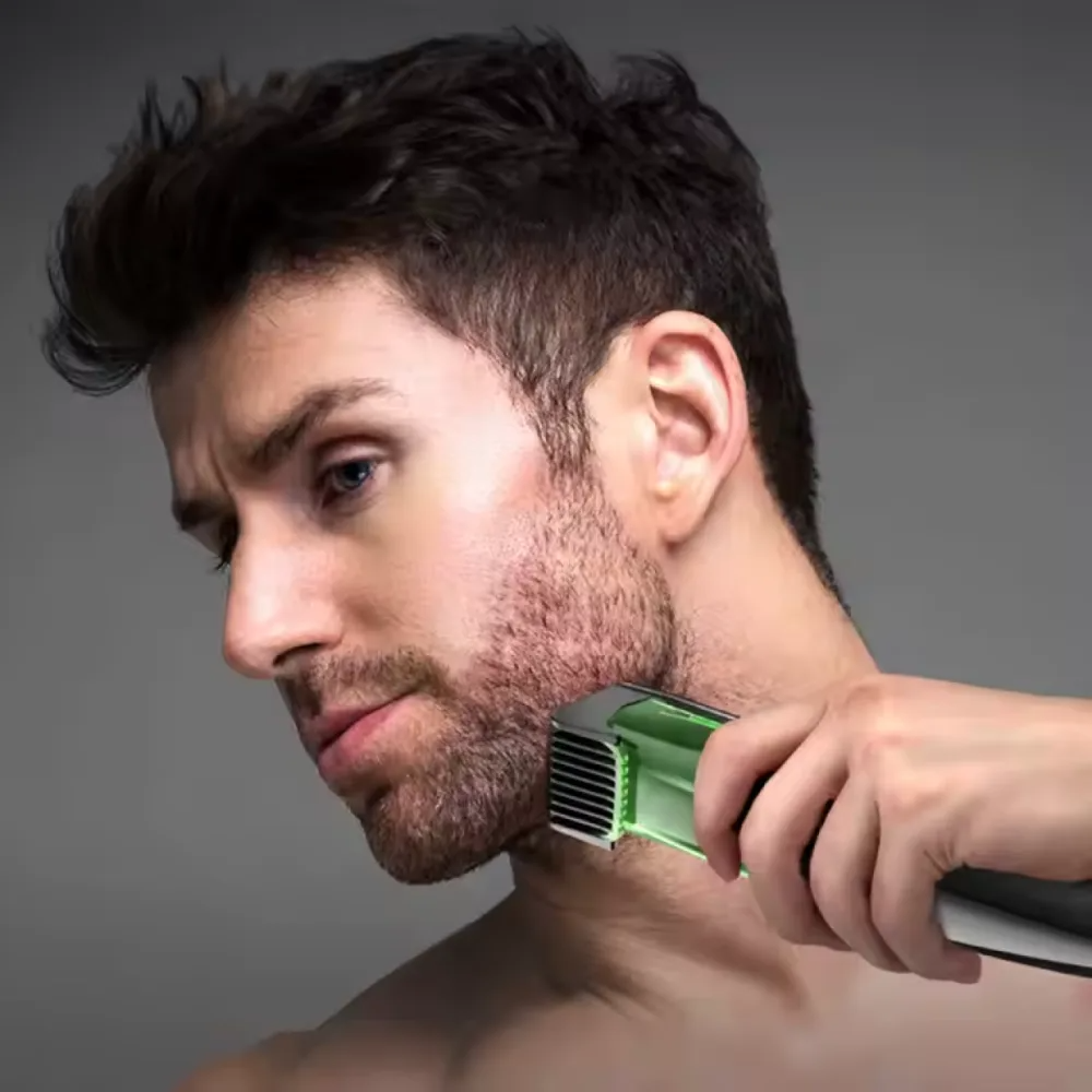 VacuumRazor™ – Johdoton parranajokone imutoiminnolla ja säädettävillä pituuksilla