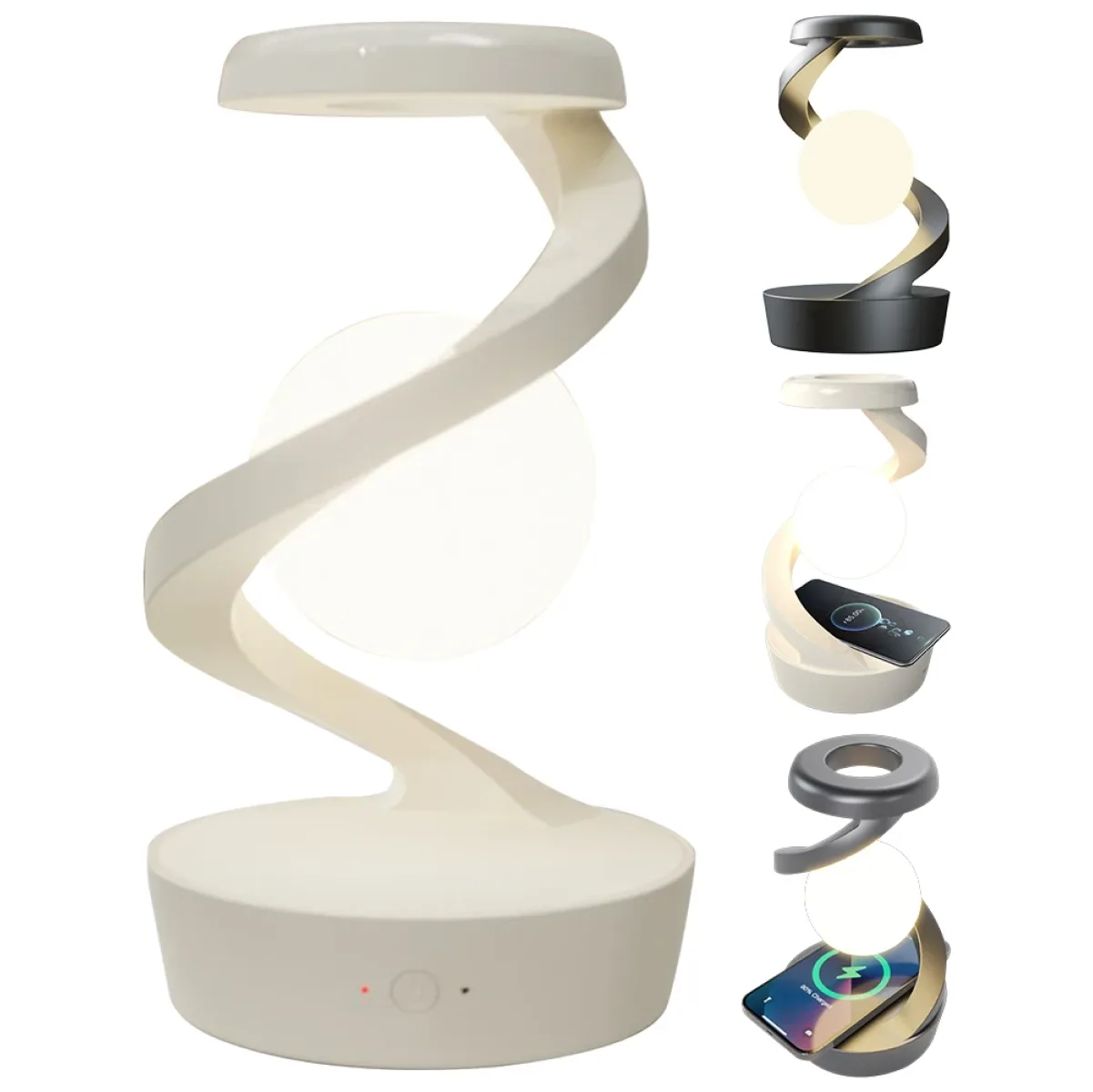 Levitating Ball Lamp™ – Eleohjattava leijuva RGB-valaisin langattomalla latauksella