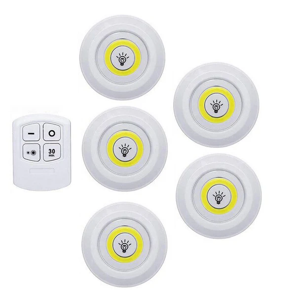 Langattomat LED-Spotit – Paristokäyttöiset, Himmennettävät & Kaukosäädettävät