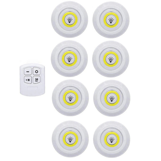 Langattomat LED-Spotit – Paristokäyttöiset, Himmennettävät & Kaukosäädettävät