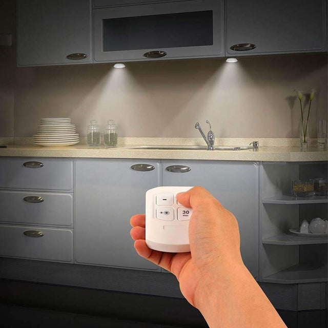 Langattomat LED-Spotit – Paristokäyttöiset, Himmennettävät & Kaukosäädettävät