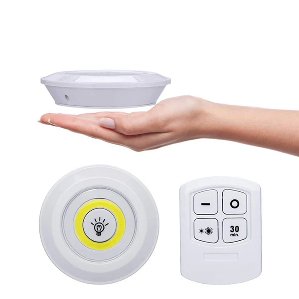 Langattomat LED-Spotit – Paristokäyttöiset, Himmennettävät & Kaukosäädettävät
