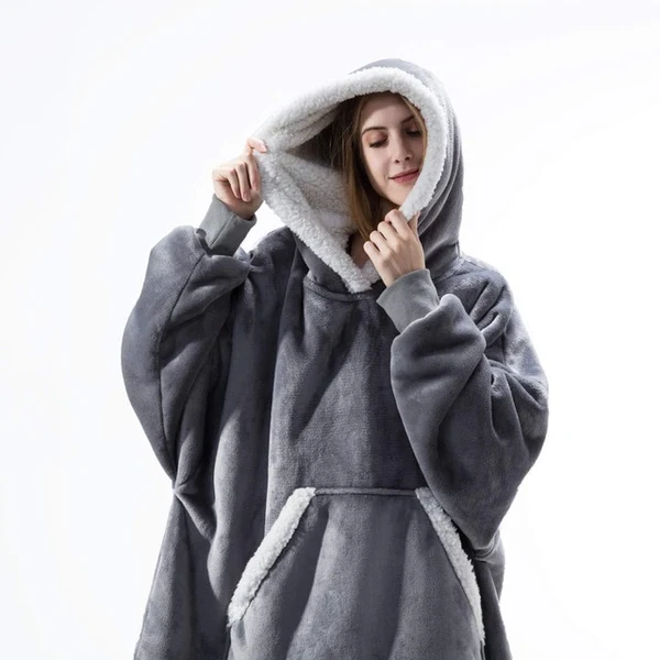 Huge Hoodie – Täydellinen Ylisuuri Hupparihuopa Lämmölle & Mukavuudelle