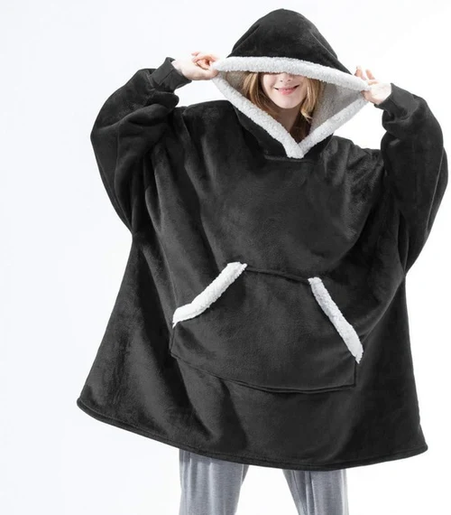 Huge Hoodie – Täydellinen Ylisuuri Hupparihuopa Lämmölle & Mukavuudelle