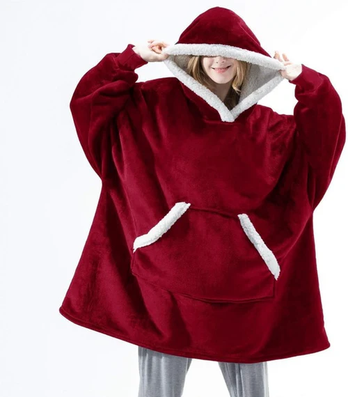 Huge Hoodie – Täydellinen Ylisuuri Hupparihuopa Lämmölle & Mukavuudelle