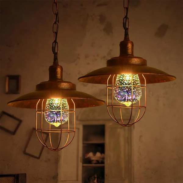 3D LED Koristeellinen Lamppu – Hopeapinnoitettu Lasi, E27, 6.3 Tuumaa