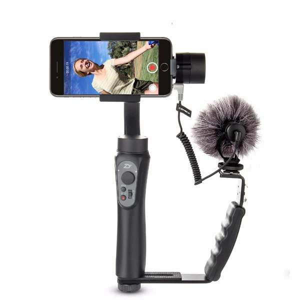 Ammattilaistason Alumiininen Kameramikrofoni – Yleiskäyttöinen Videomikrofoni DSLR, Älypuhelimet & Vloggaus