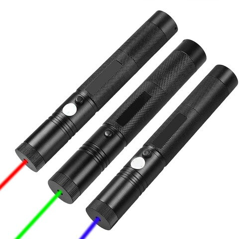 LongRangeBeam tehokas laserosoitin – USB-ladattava, 10 000 m kantama, säädettävä piste
