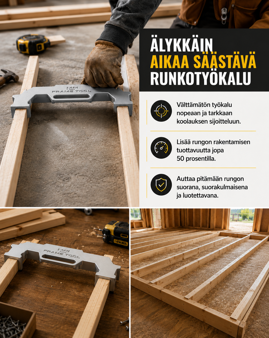 ProFrame Runkotolppien Asennusjigi