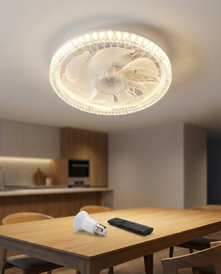 SilentBreeze AirGlow | 2-in-1 kattopuhallin ja valaisin