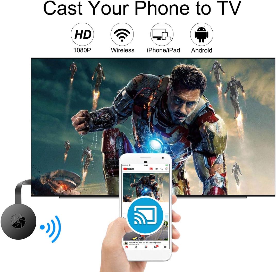 SmartView HD Langaton Projektori – Full HD, Helppo Yhdistää, Kotiteatterikokemus